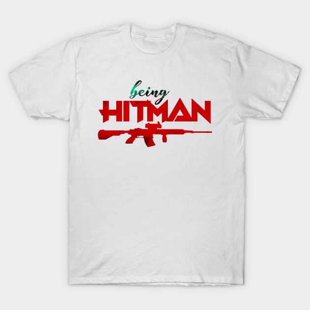 Being Hitman T-Shirt by Bhagyesh